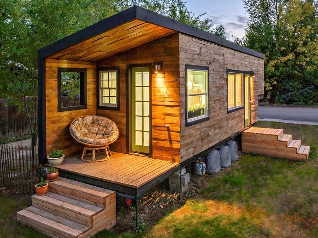 Casa de madera de Macy Miller