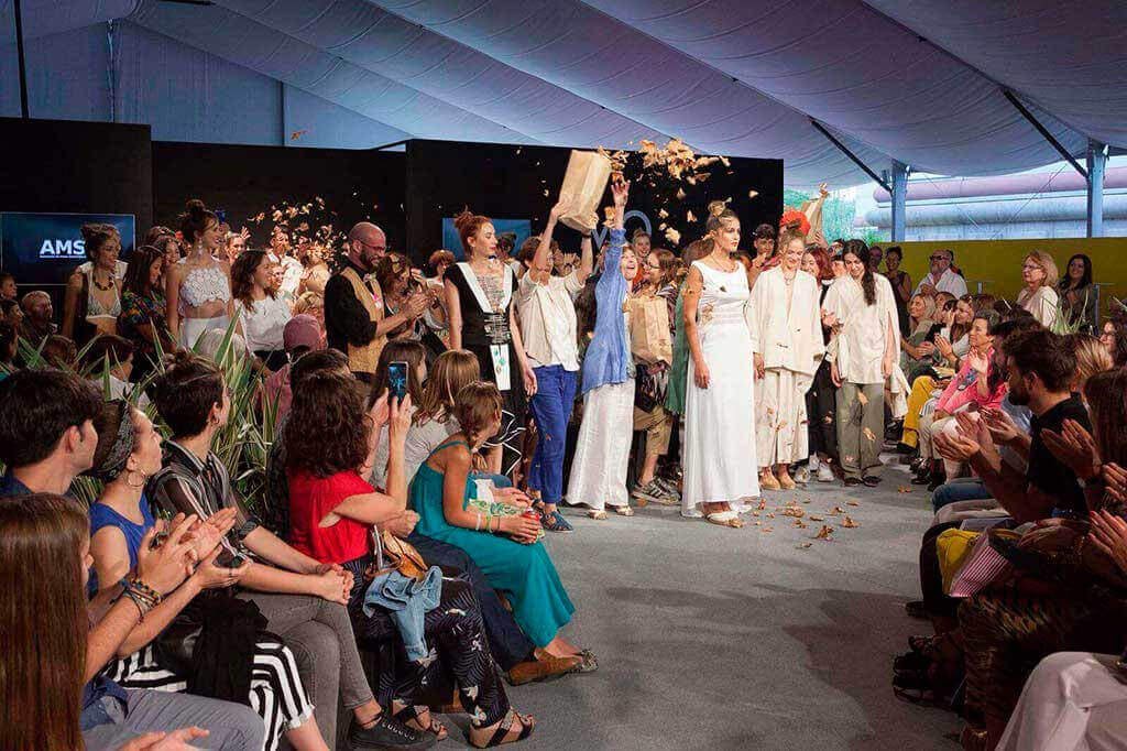 Final del desfile de Moda Sostenible España