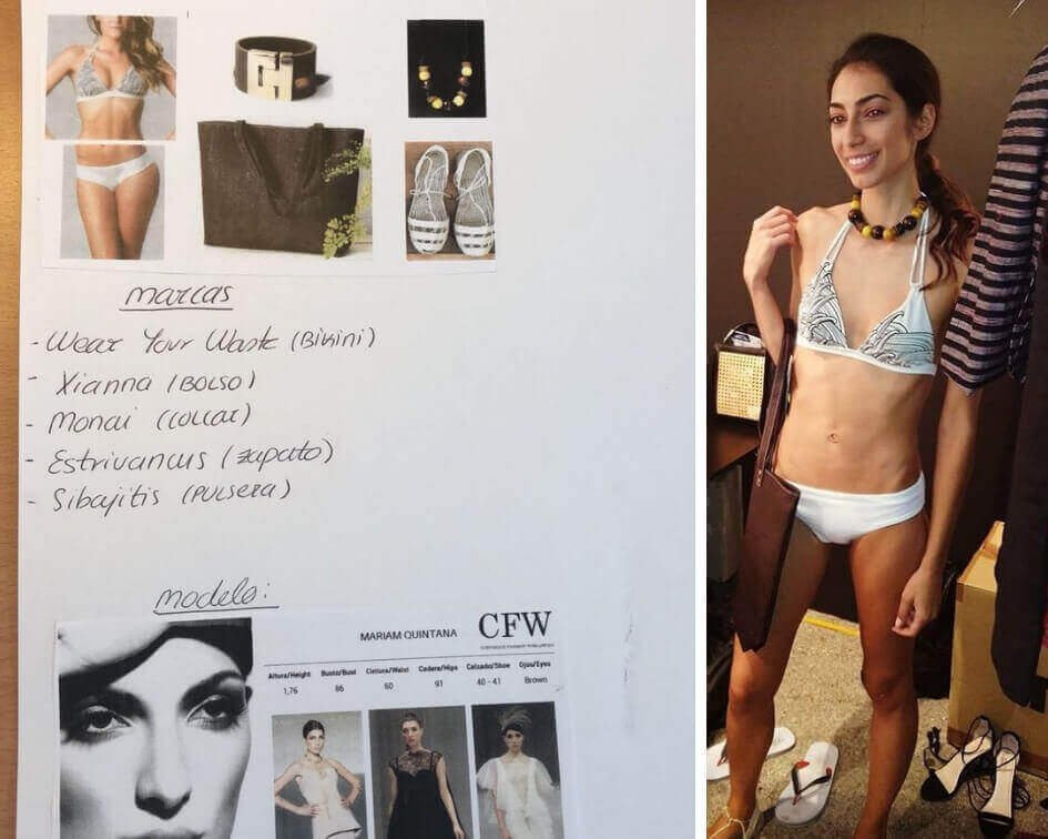 Preparación del desfile de Moda Sostenible España