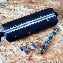 estuche para lapices vegano lunares